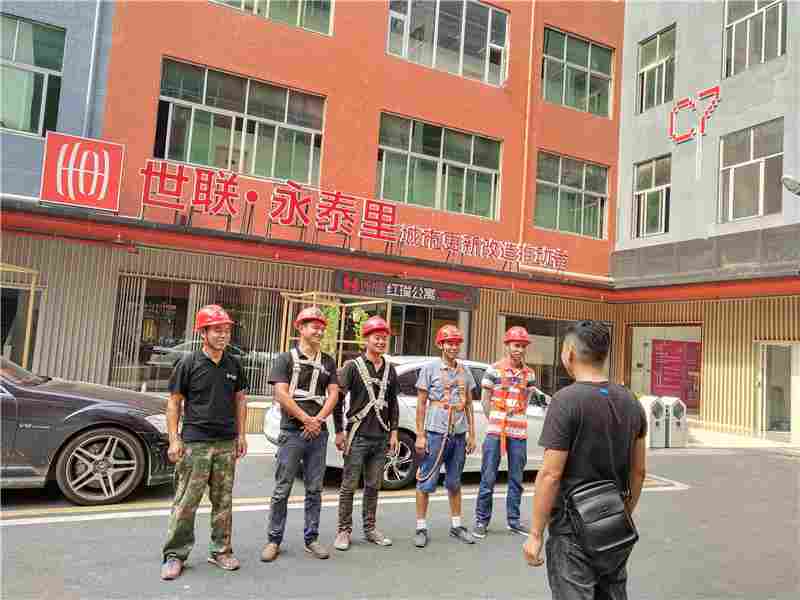 （世联·永泰里红璞公寓）外墙防水修补工程
