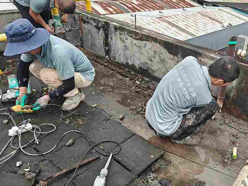 屋面女儿墙防水维修施工